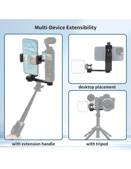 Soporte para Teléfono UTEBIT con Varilla Extensible y 3 Zapatas