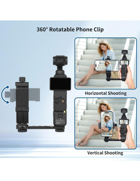 Soporte para Teléfono UTEBIT con Varilla Extensible y 3 Zapatas