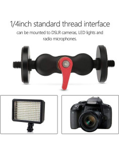 Adaptador de Brazo Mágico Acouto 360 para Monitor y Luz 2