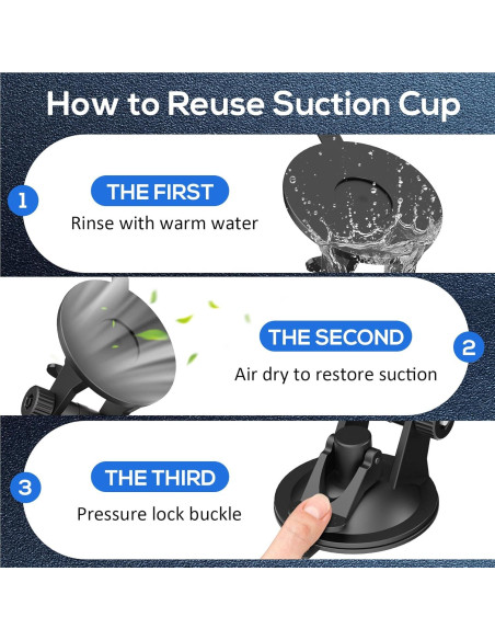 Soporte de Ventosa para Detector de Radar Escort - Mejorado