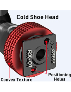 Adaptador de zapata fría IFOOTAGE MA-CSA para cámara 1/4" 2
