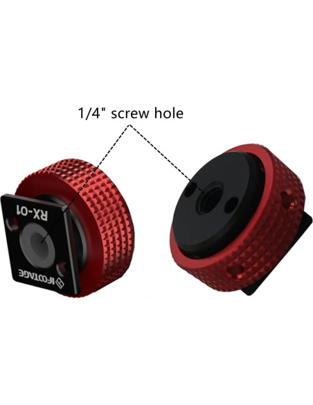 Adaptador de zapata fría IFOOTAGE MA-CSA para cámara 1/4"