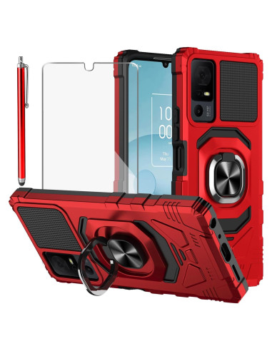 Funda Protectora TCL 40 XL con Soporte y Protector de Pantalla