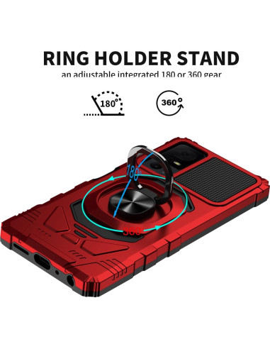 Funda Protectora TCL 40 XL con Soporte y Protector de Pantalla