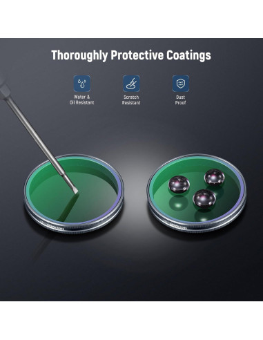 Filtro UV NEEWER FL-A70 para DJI Osmo Action 5 Pro/4/3