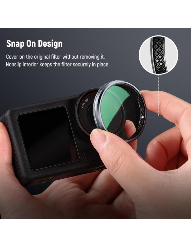 Filtro UV NEEWER FL-A70 para DJI Osmo Action 5 Pro/4/3