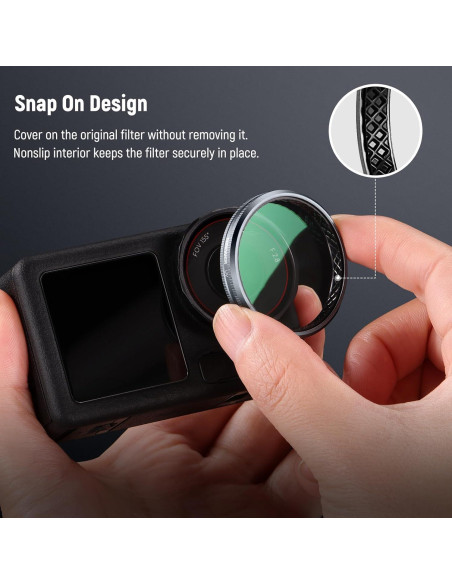 Filtro UV NEEWER FL-A70 para DJI Osmo Action 5 Pro/4/3