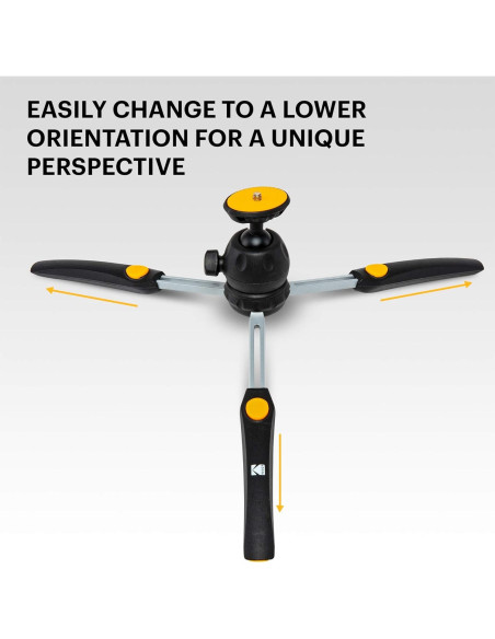 Trípode Mini Kodak Ajustable 22.86 cm con Adaptadores