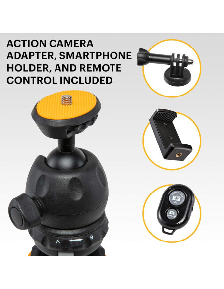 Trípode Mini Kodak Ajustable 22.86 cm con Adaptadores