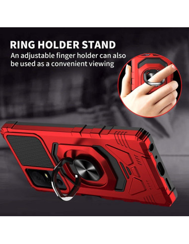 Funda Protectora TCL 40 XL con Soporte y Protector de Pantalla