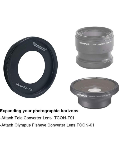 Adaptador de Anillo de Lente Mcoplus 40.5mm para Olympus TG