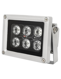 Iluminador IR HGSX 940nm 6-LEDs Resistente al Agua IP65