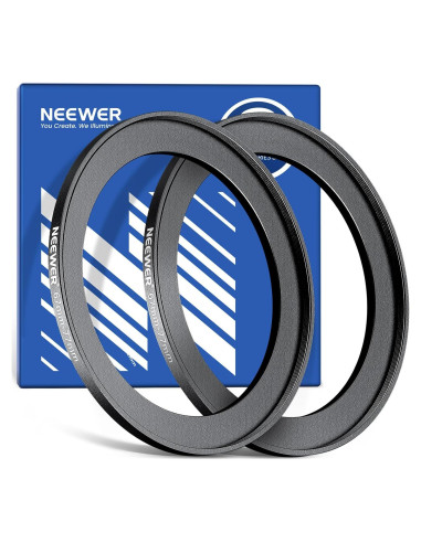Adaptador de anillo de paso NEEWER 67-77mm con paño de limpieza