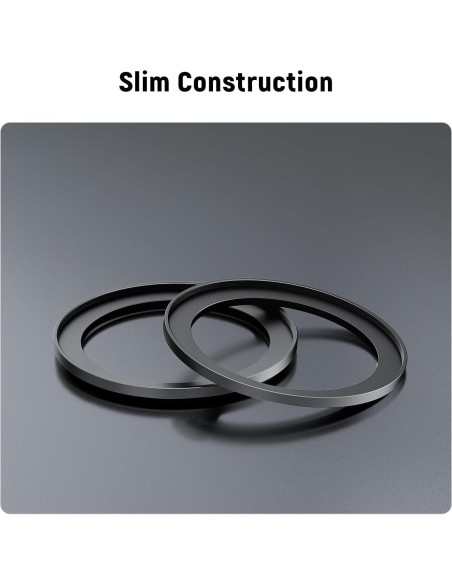 Adaptador de anillo de paso NEEWER 67-77mm con paño de limpieza