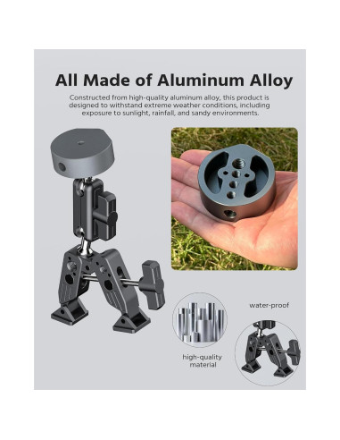 Soporte de Abrazadera ROZOER para Starlink Mini - 360 Ajustable