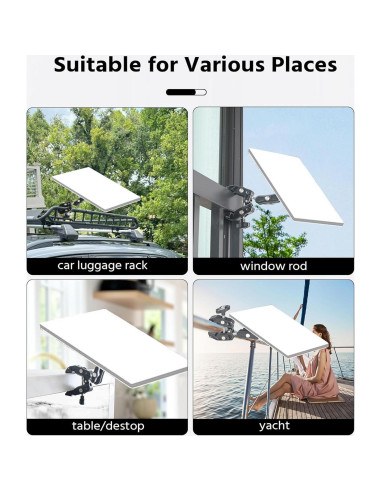 Soporte de Abrazadera ROZOER para Starlink Mini - 360 Ajustable