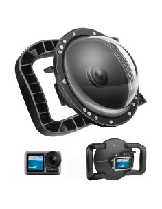 Puerto de cúpula SHOOT para cámara DJI OSMO Action 1 - Impermeable 13.7m