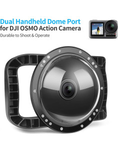 Puerto de cúpula SHOOT para cámara DJI OSMO Action 1 - Impermeable 13.7m 2