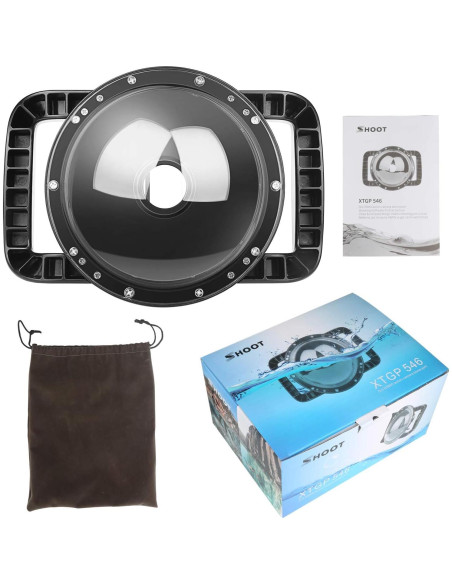 Puerto de cúpula SHOOT para cámara DJI OSMO Action 1 - Impermeable 13.7m