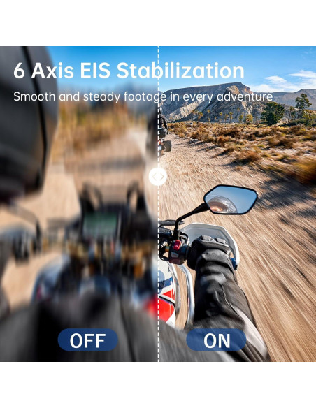 Cámara de Acción 4K Hiicam Speed10 20MP Pantalla Táctil EIS