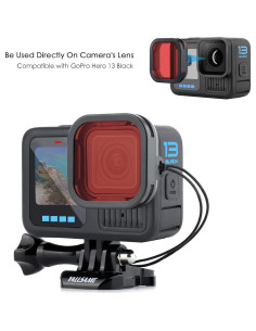 Juego de Filtros Subacuáticos YALLSAME para GoPro Hero 13 2
