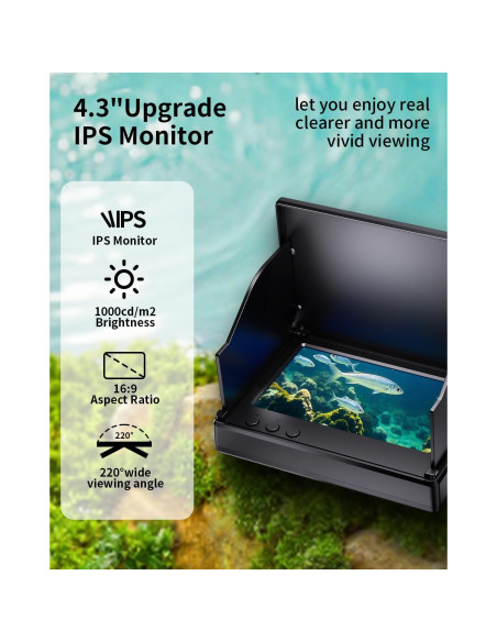 Cámara de Pesca Submarina fourq con Luz Infrarroja 30.48m