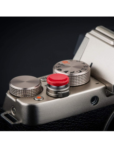 Tapa de Botón de Obturador Jinjiacheng 2X Rojo para Cámaras