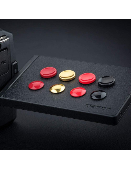 Tapa de Botón de Obturador Jinjiacheng 2X Rojo para Cámaras