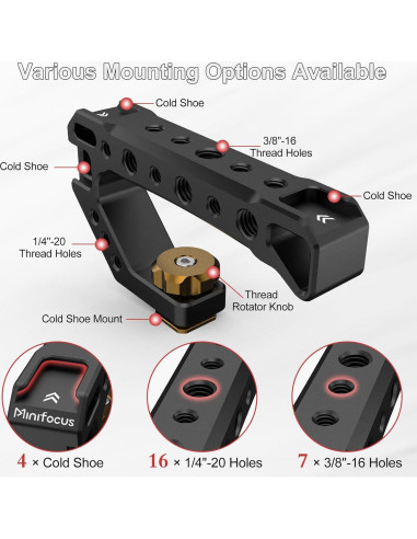 Mango Superior Universal Minifocus con 4 Zapatas Frías 10kg