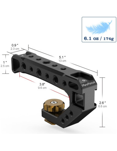 Mango Superior Universal Minifocus con 4 Zapatas Frías 10kg