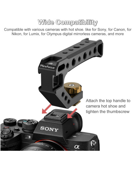 Mango Superior Universal Minifocus con 4 Zapatas Frías 10kg