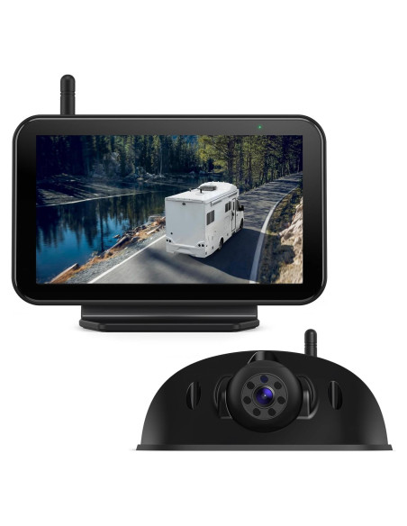 Cámara de Respaldo Inalámbrica eRapta RV 5" 1080P con Monitor