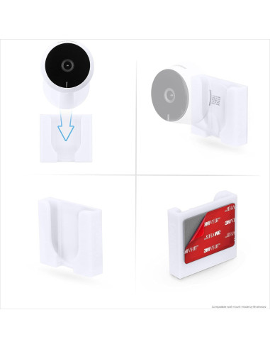 Paquete de 2 Soportes de Pared Brainwavz para LaView LV-PWF1