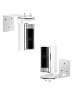 Soporte de Pared para Cámara Interior Ring - Metal Blanco (2 Pack)
