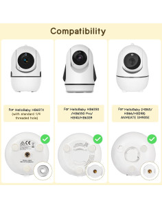 Soporte Ajustable para Monitor de Bebé HelloBaby y ANMEATE 2