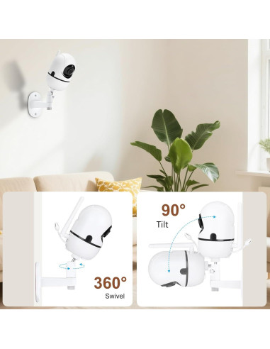 Soporte Ajustable para Monitor de Bebé HelloBaby y ANMEATE