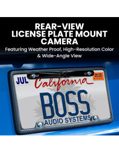 Cámara de Respaldo Inversa BOSS LPCB36 para Autos y Camiones 2