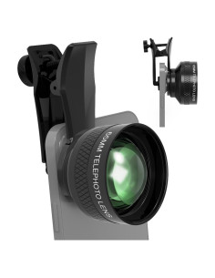 Lente Telefoto 65mm Veedzoens para Smartphones con Clip