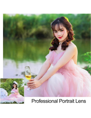 Lente Telefoto 65mm Veedzoens para Smartphones con Clip