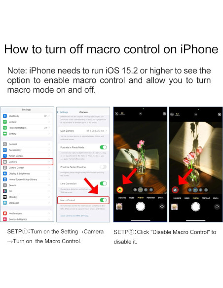 Lente Telefoto 65mm Veedzoens para Smartphones con Clip