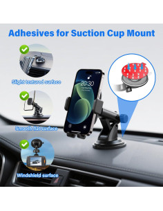 Almohadillas Adhesivas 3M VHB Doble Cara 4PCS 7.2cm para Coche 2