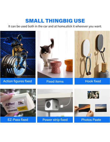 Almohadillas Adhesivas 3M VHB Doble Cara 4PCS 7.2cm para Coche