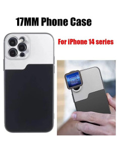 Funda para iPhone 14 Pro Max/Plus con rosca 17mm Leshareselect 2