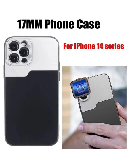 Funda para iPhone 14 Pro Max/Plus con rosca 17mm Leshareselect