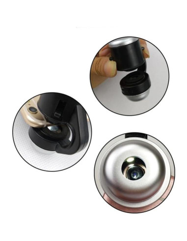 Clip de Lente Microscópica con Luz LED Hemobllo 6.7x4x2.8cm