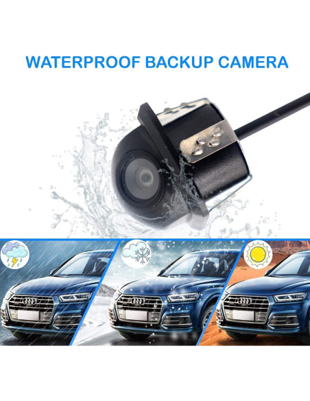 Cámara de Respaldo HD Impermeable Screentronics BC13-J