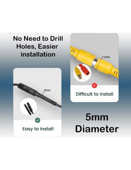 Cámara de Respaldo HD Impermeable Screentronics BC13-J