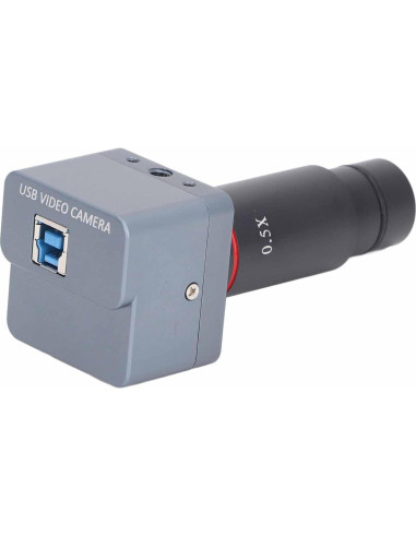 Cámara de Microscopio USB 4K Fafeicy 8MP Lente Zoom 0.5X