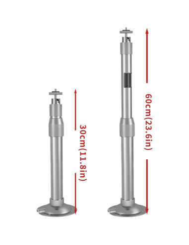 Soporte Ajustable para Cámara de Vigilancia ZT-NET 30-60cm