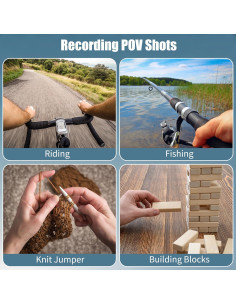 Soporte Magnético para Teléfono y Cámara de Acción eeqibot 4 en 1 2